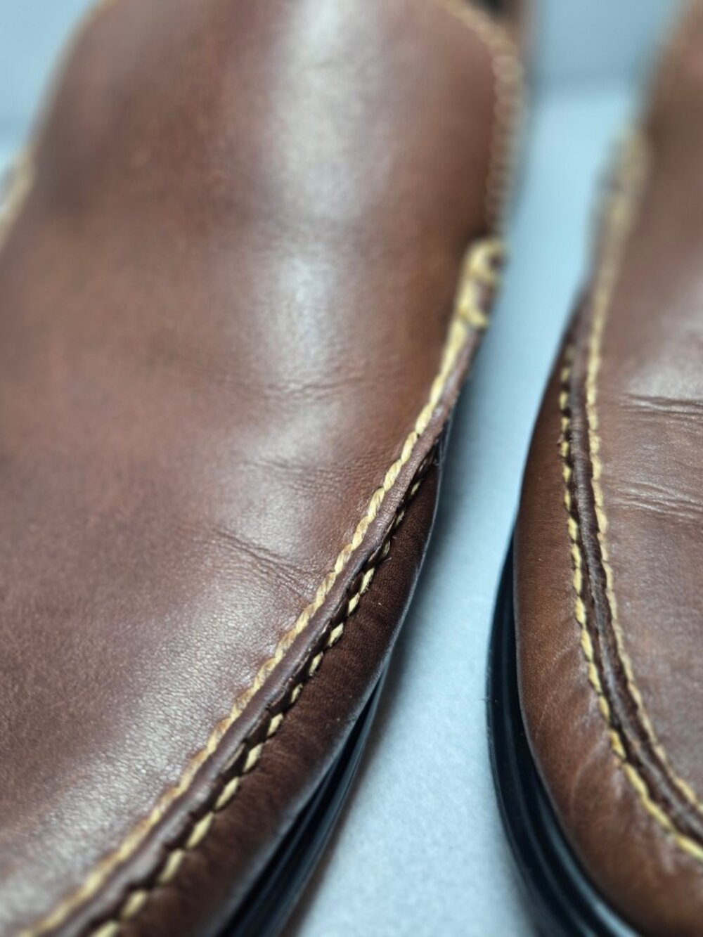 Cole Haan Brown Leather Loafers Size 10.5 - Picture 8 of 9